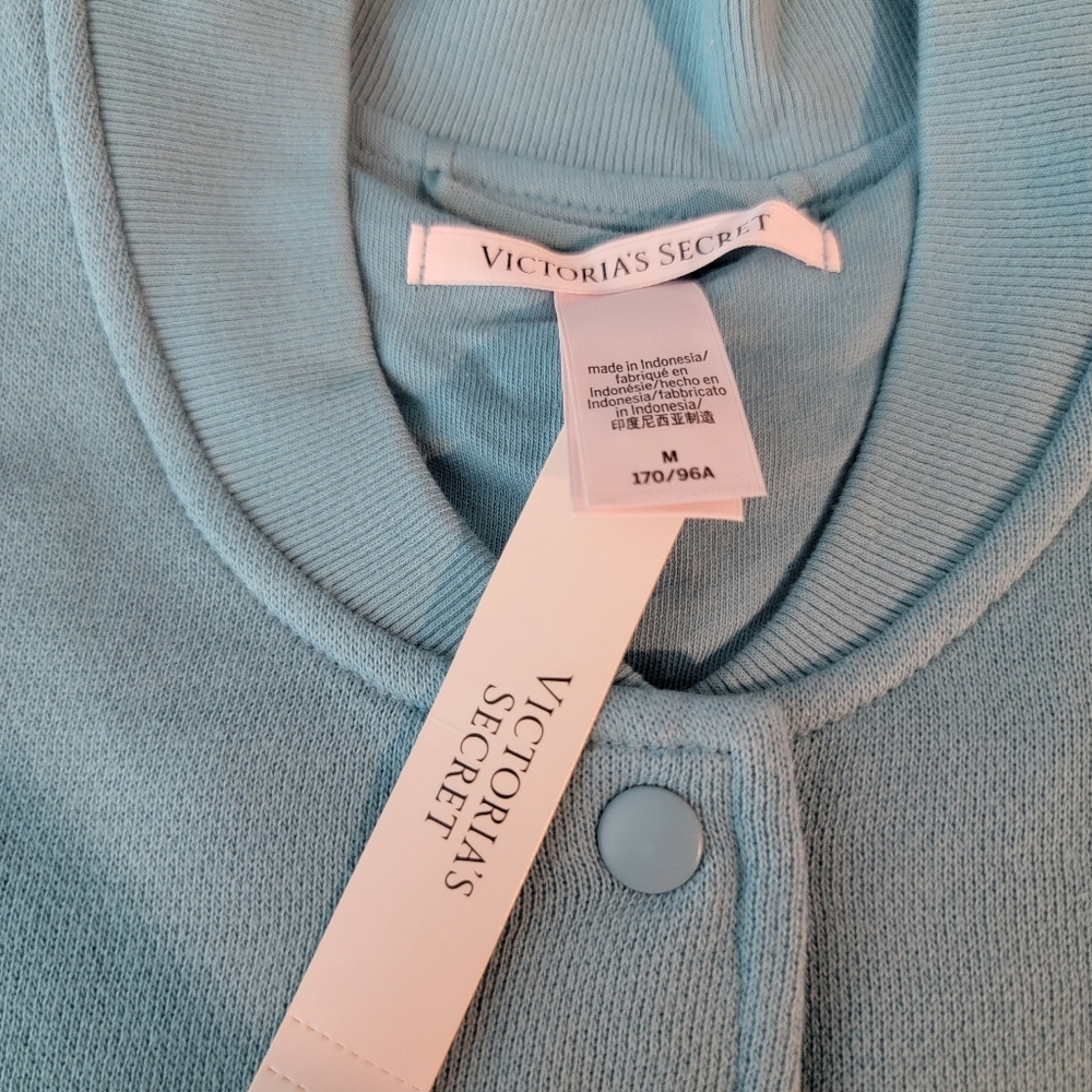 Victoria's Secret Cotton Fleece Bomber Jacket. - Picture 13 of 14